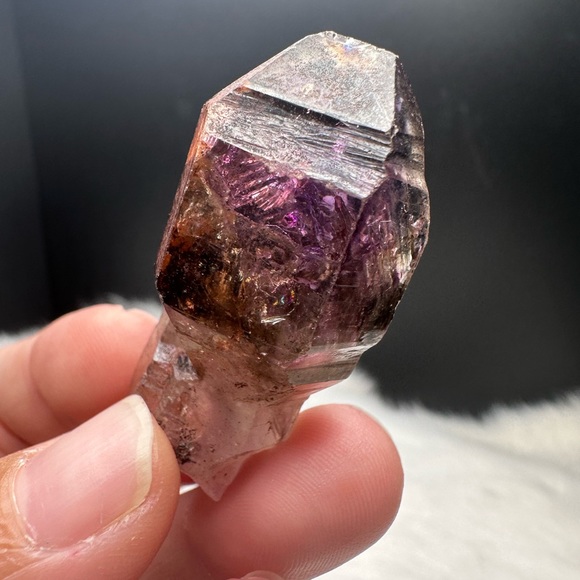 Super 7 Amethyst Smokey Scepter - Picture 2 of 13